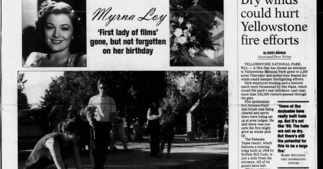 On this day 50, 25 years ago: City employees try to boycott local dairy, Myrna Loy remembered