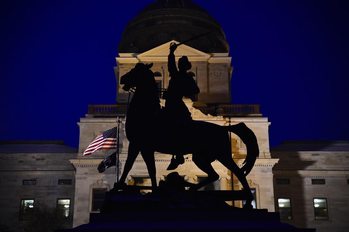 The Montana State Capitol in Helena.