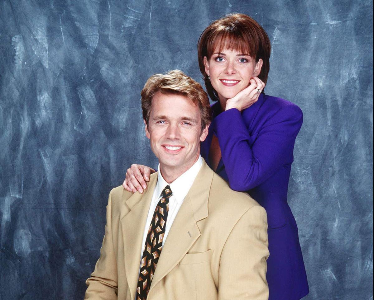 Leanza Cornett and John Schneider