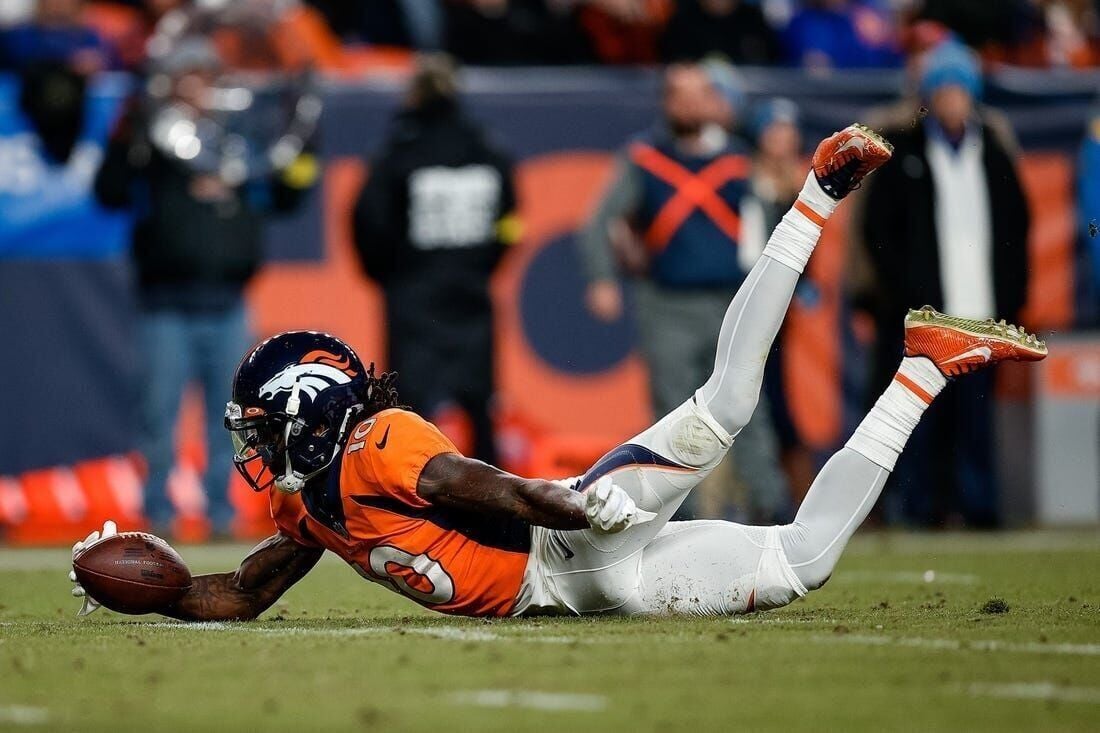 Tim Patrick tears Achilles in Broncos injury blow