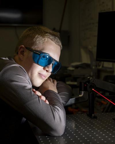 Hudson Bos pursues ‘ultimate goal’ at Gallatin College MSU with international photonics scholarship