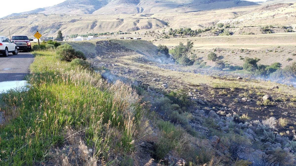 North Entrance fire