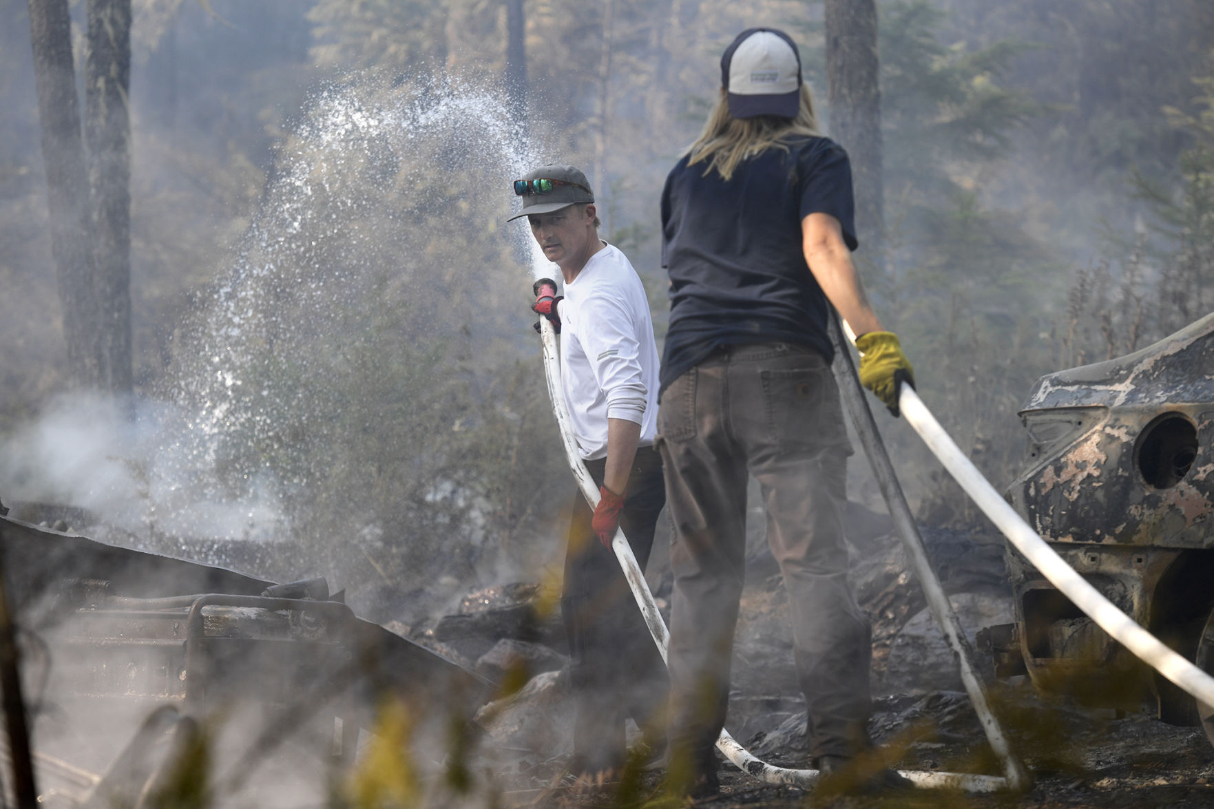 Glacier flames claim historic structures on Lake McDonald