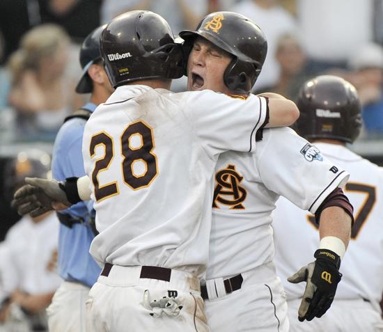 Calhoun's homer key as ASU downs Carolina