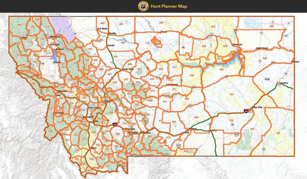 Montana Elk Unit Map Fwp Updates Montana Hunter Planner With New Mapping Features | Montana  Untamed | Helenair.com