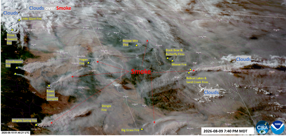 Wildfire Smoke Air Quality Update: August 10, 2026 at 9:45 a.m.