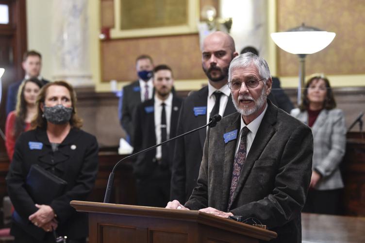 Senate majority leader Sen. Cary Smith, R-Billings,