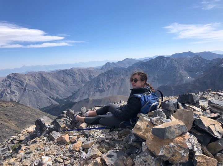 Tatum Morell on a hike