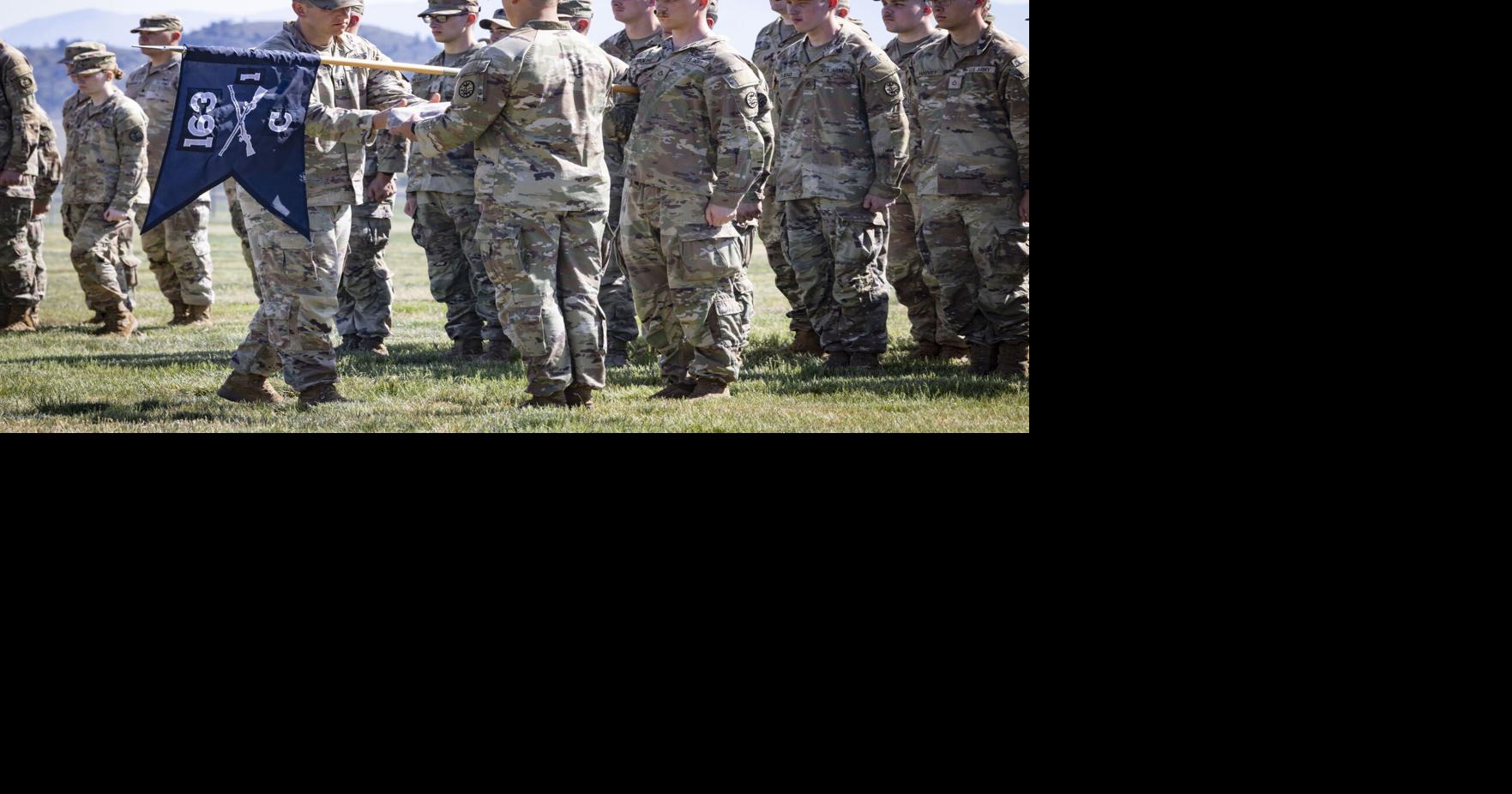 1-163rd Infantry Battalion transformation ceremony