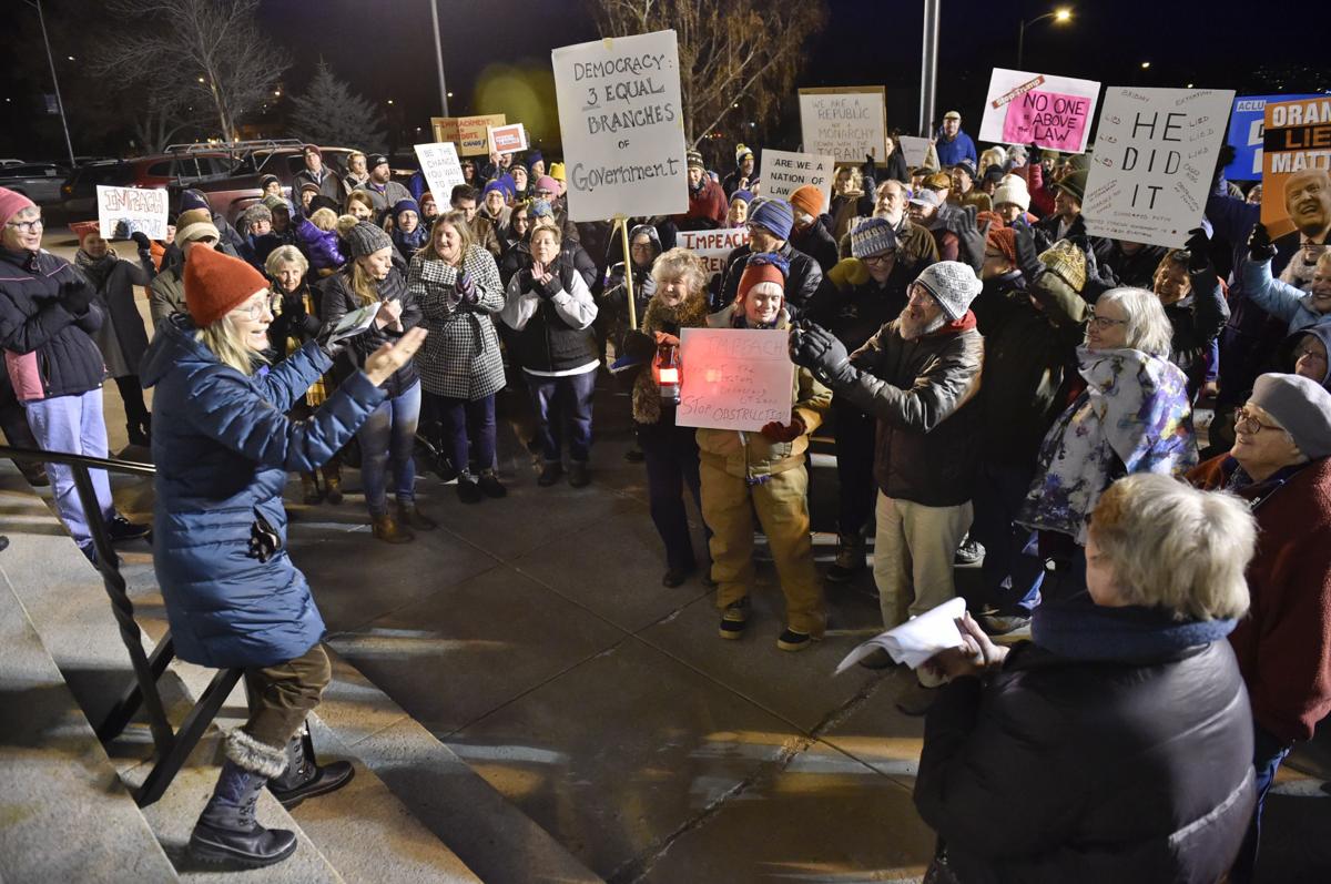 No One is Above the Law Impeachment rally