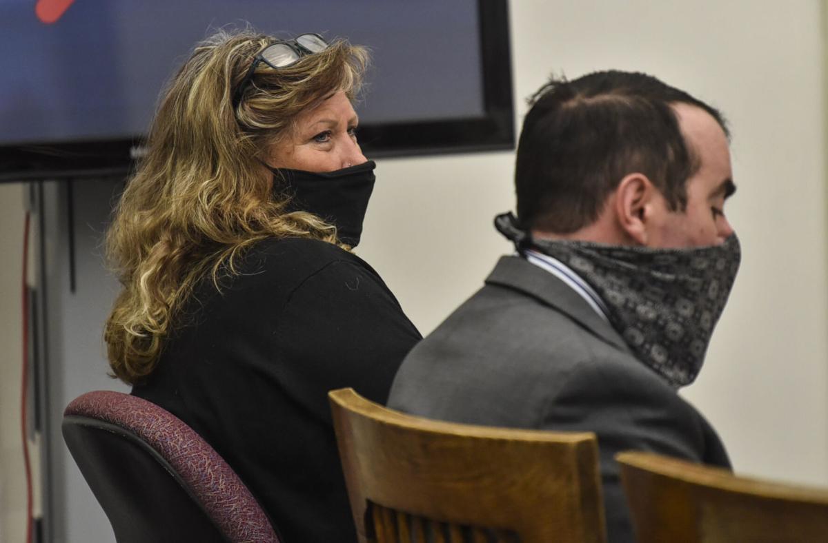 Maureen Therese Doubek, 60, of Helena, listens to testimony during her trial on Wednesday. (copy)