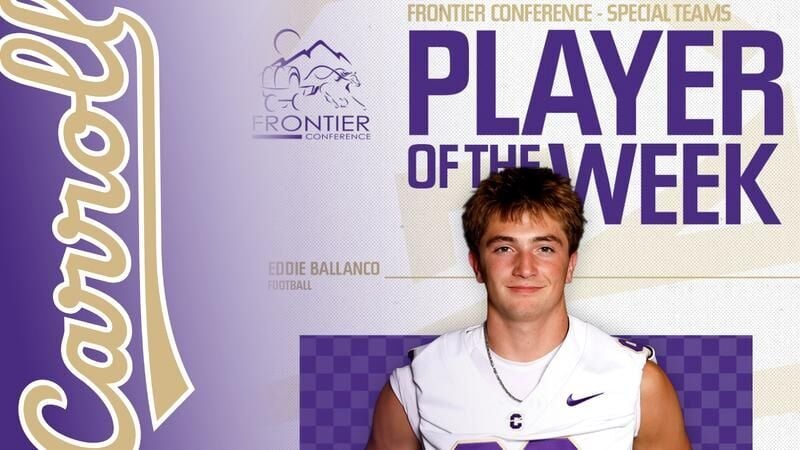 Ballanco Named Frontier Special Teams Player of the Week
