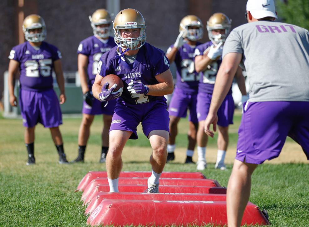 Photos Carroll College football team opens practice Carroll College