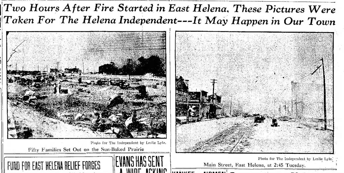 100 years ago today, massive fire torched East Helena Local