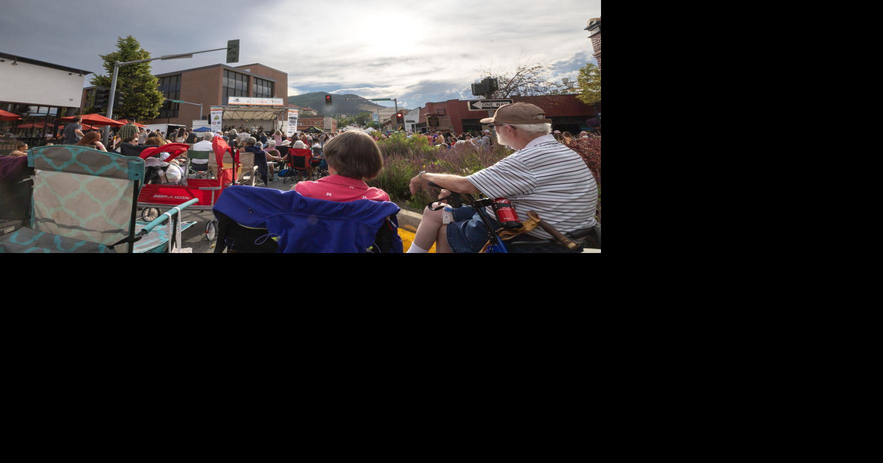 Visitors dance their evening away at the Last Chance Street Dance in Helena