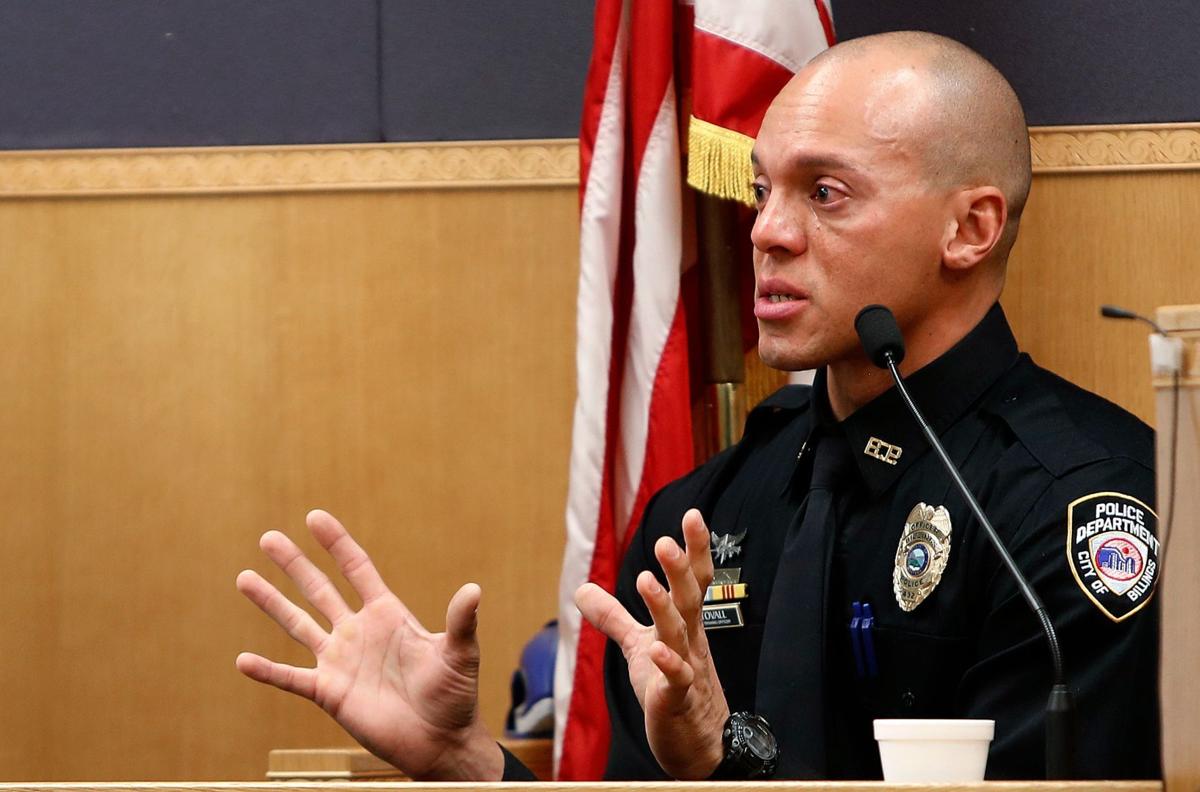 Billings Police officer Jeff Stovall