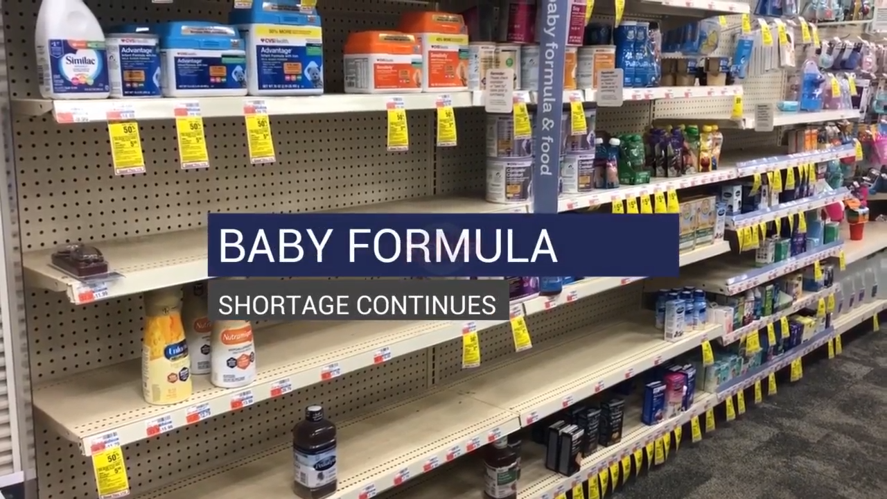 Baby Formula Shortage Continues