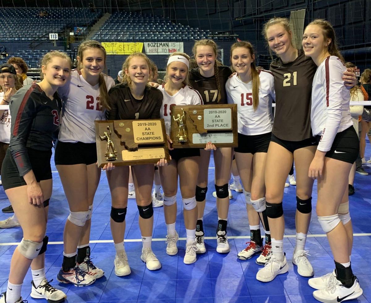 Carroll Greats Co Coach Daughters In Capital And Helena High S Championship Volleyball Match Volleyball Helenair Com