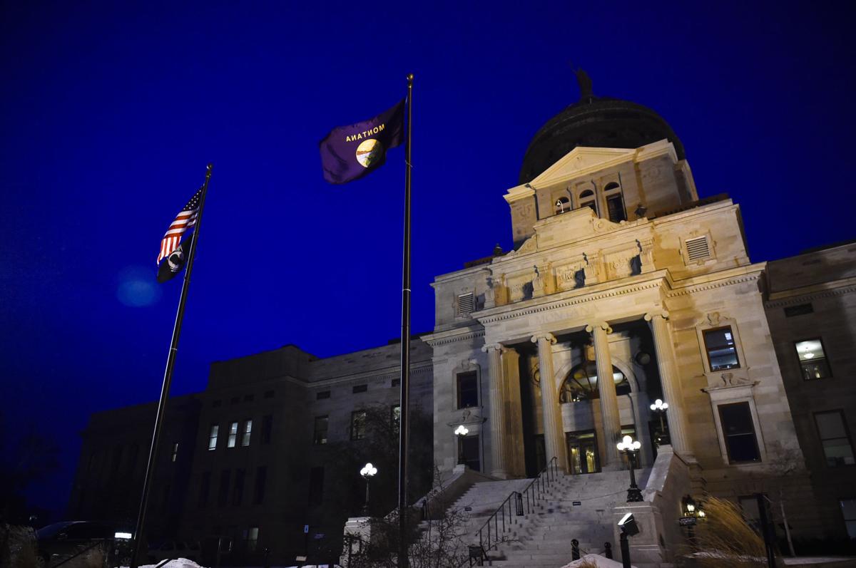 The Montana State Capitol in Helena.