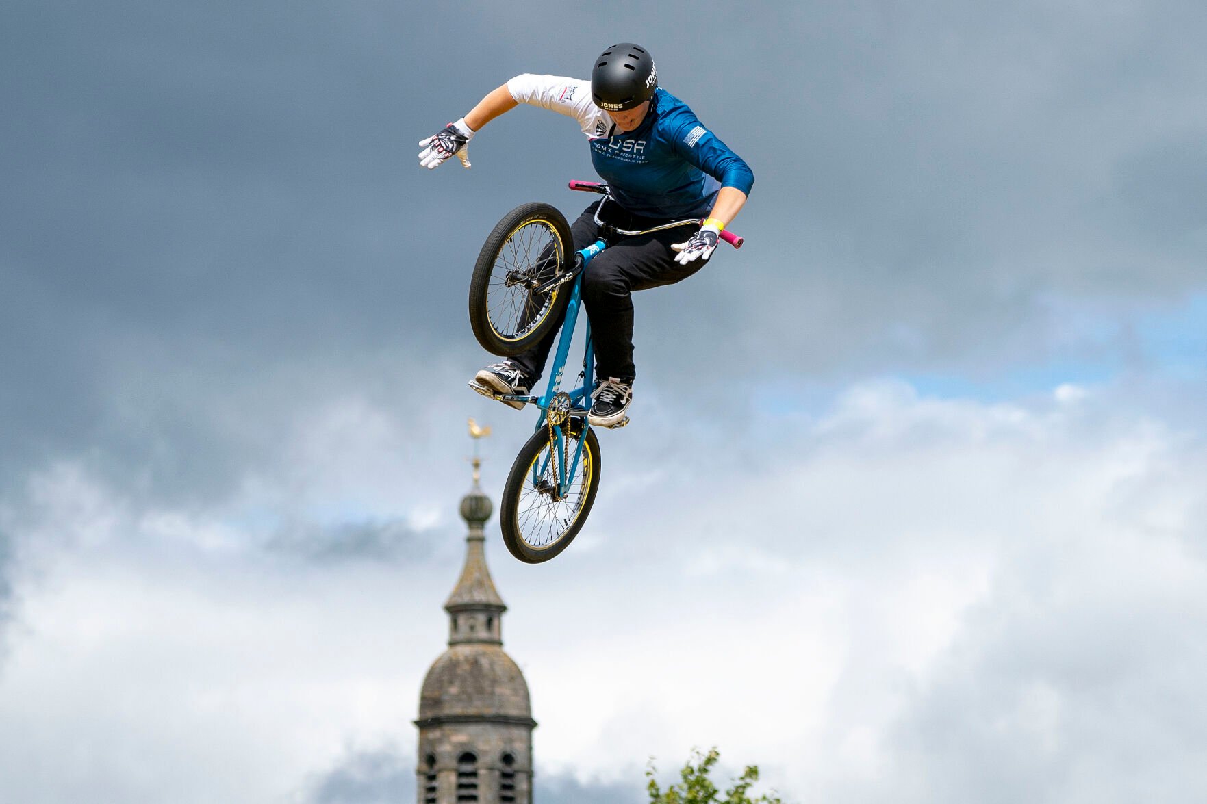 Hannah Roberts of the US wins fourth straight freestyle BMX world