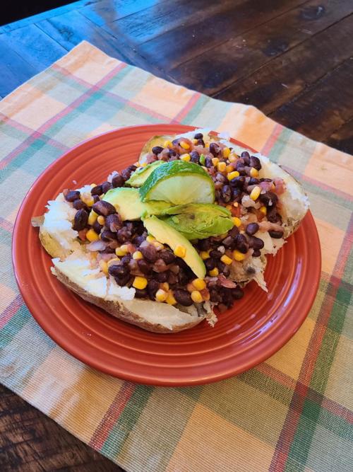 Burrito Baked Potato
