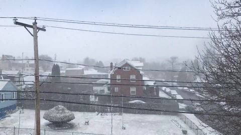 Timelapse Captures Blinding Snow Squall Sweeping Through Altoona ...