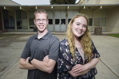 Devin Seyler Left And Emma Sihler Two Seniors At Helena High School Devin Seyler Left And Emma Sihler Two Seniors At Helena High School