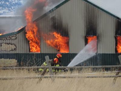 helena area saddle shop containing rabbits and chickens destroyed by
