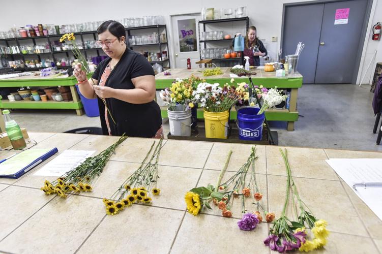 Saleena at the West Mont Flower Shop