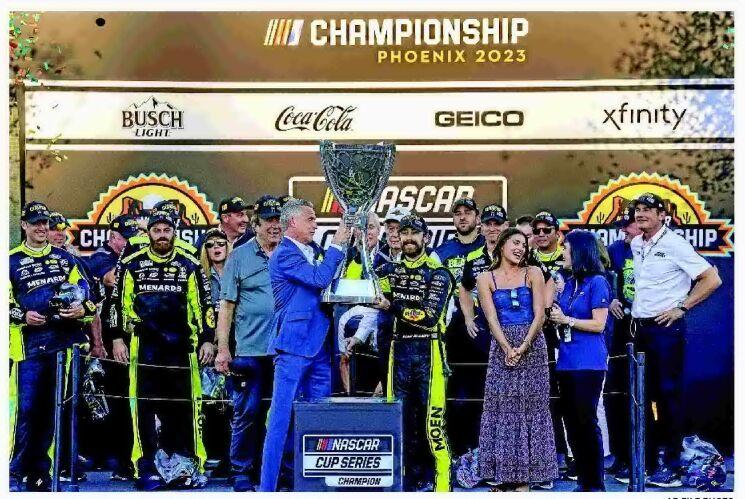 Ryan Blaney helps Roger Penske celebrate 1st back-to-back NASCAR  championships in storied career