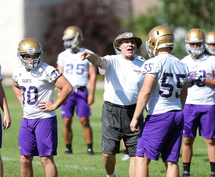 Photos Carroll College football team opens practice Carroll College