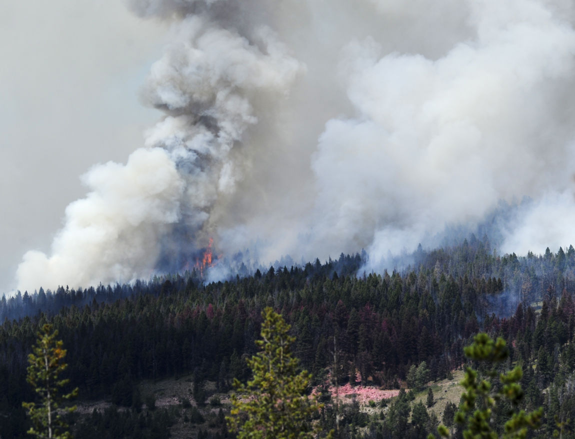 Photos Sucker Creek fire, Friday Montana Fire News Feed