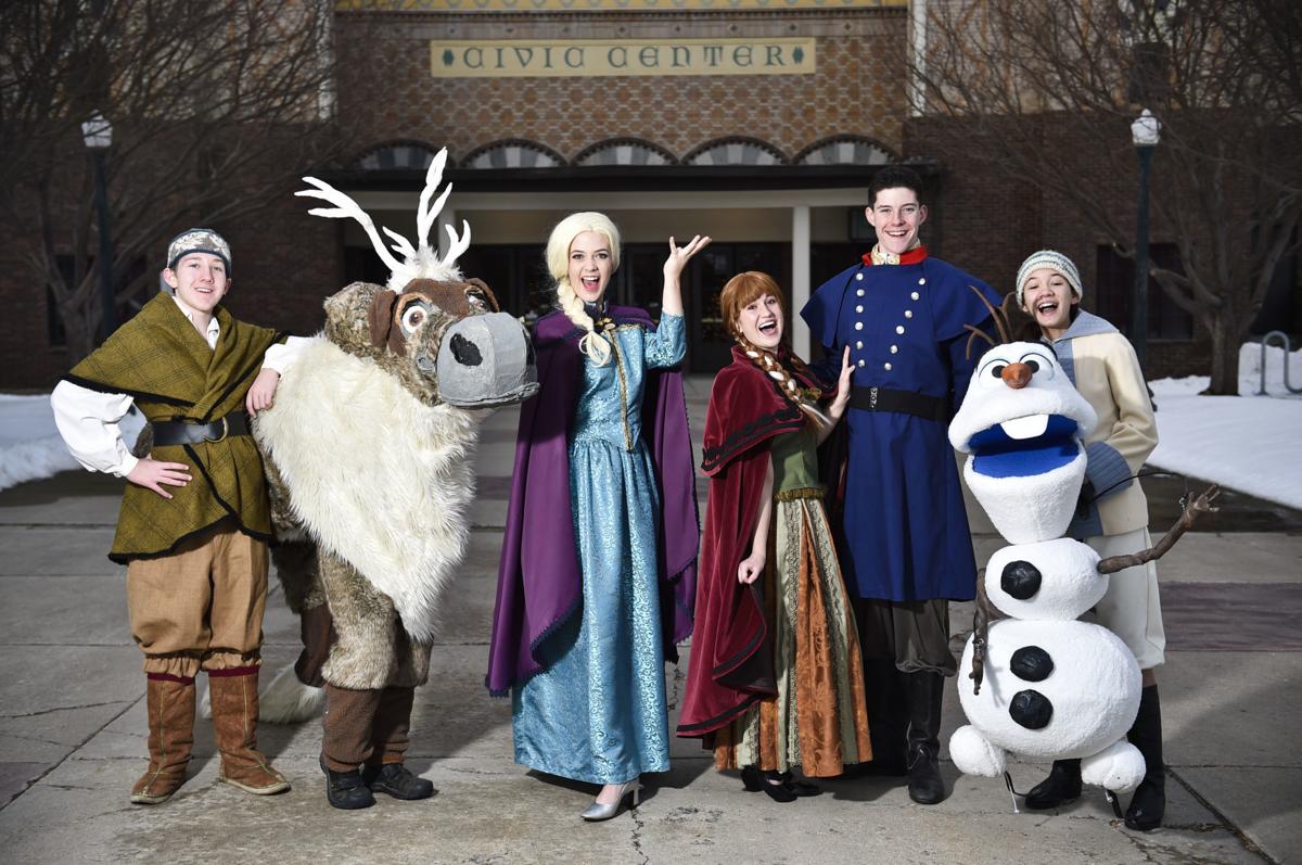 The cast FROZEN, JR.