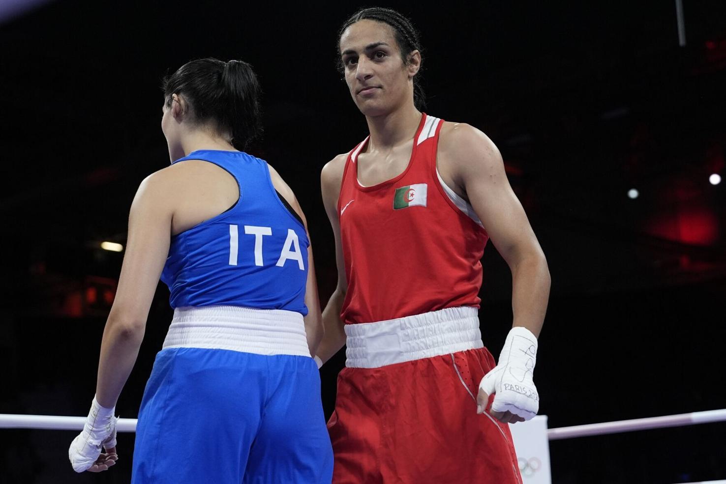 Algerian boxer wins Olympic opener after opponent quits