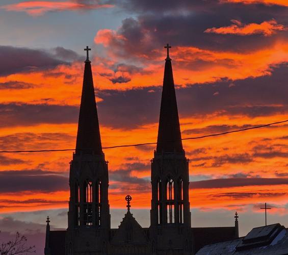 Sunrise over the Cathedral