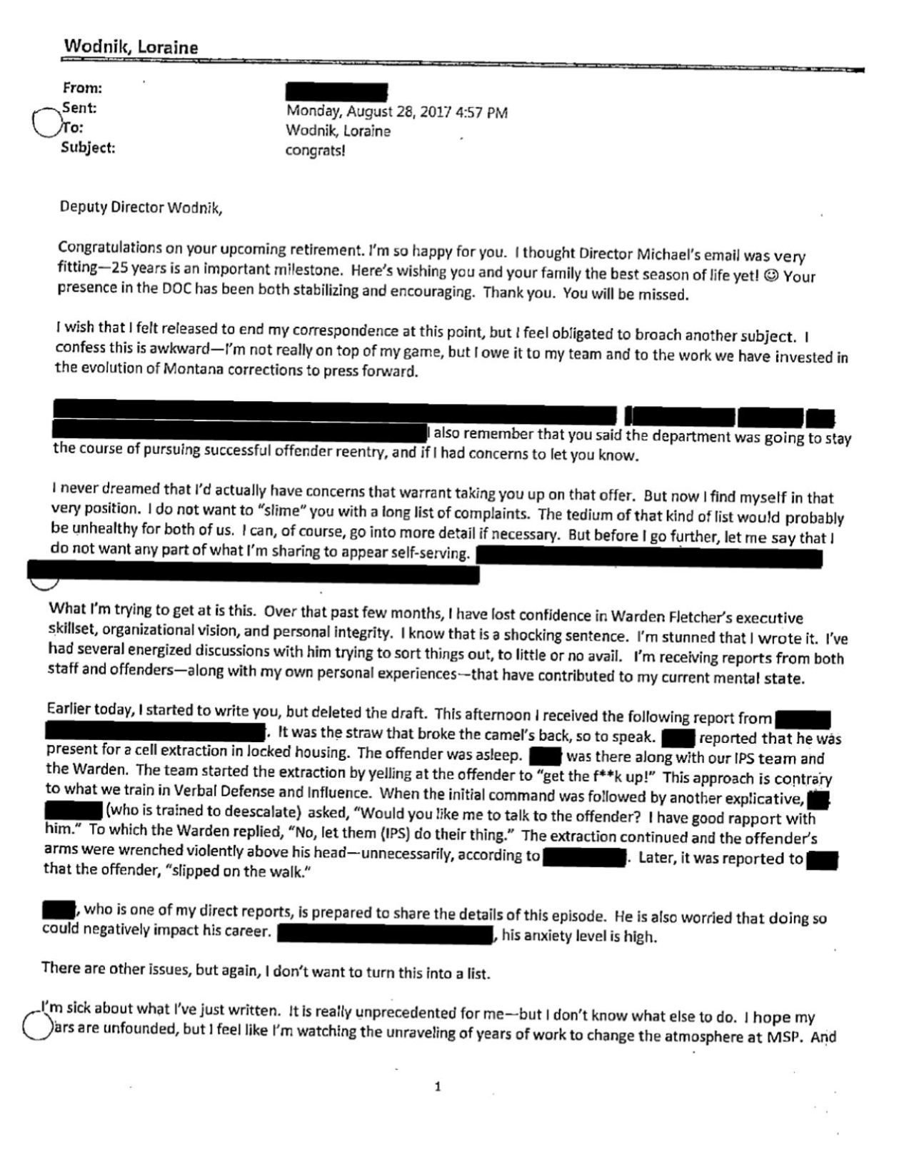 cezary podkul foia records redacted email