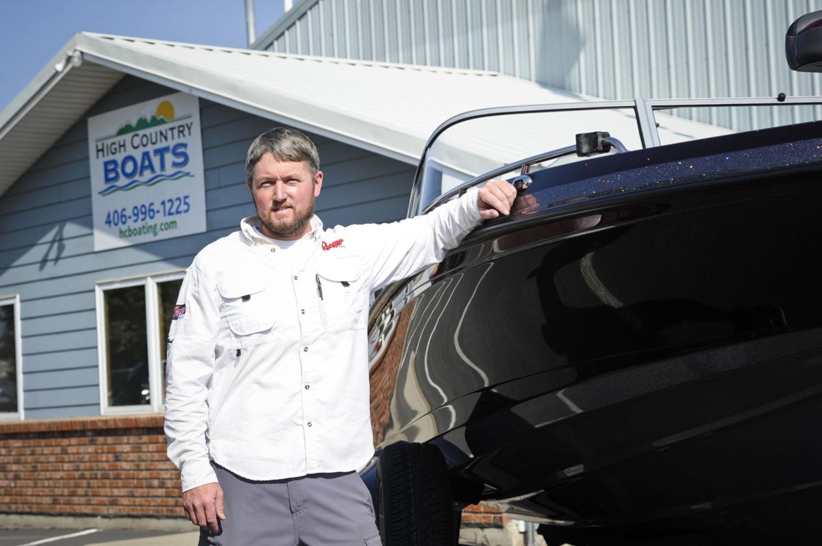 Jake Monroe, owner of the new High Country Boats shop,