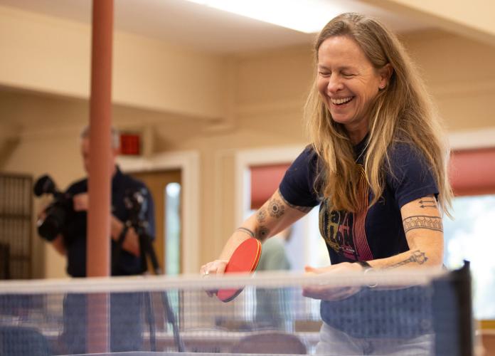 Pingpong event for Helena Refugees