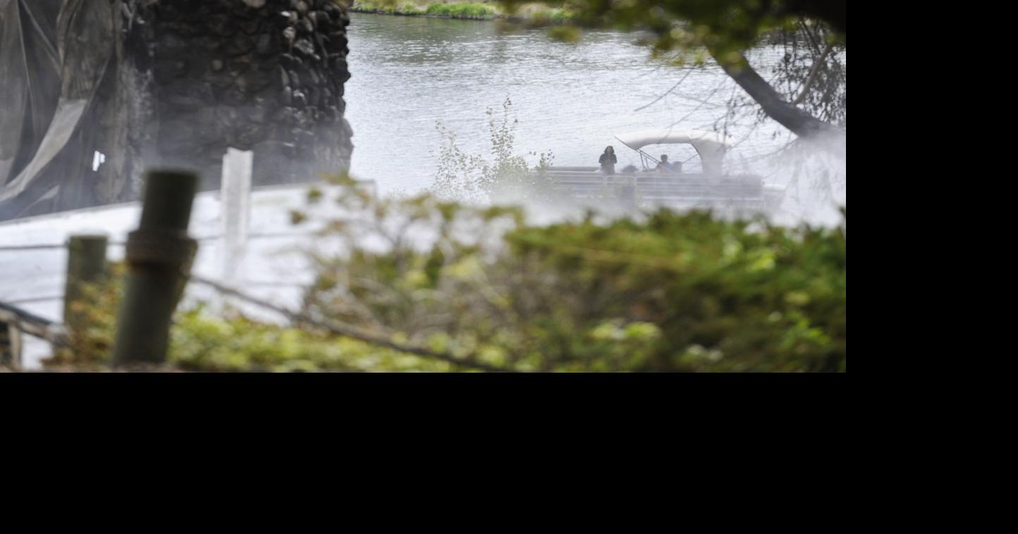 Photos: Fire destroys home along Hauser Reservoir