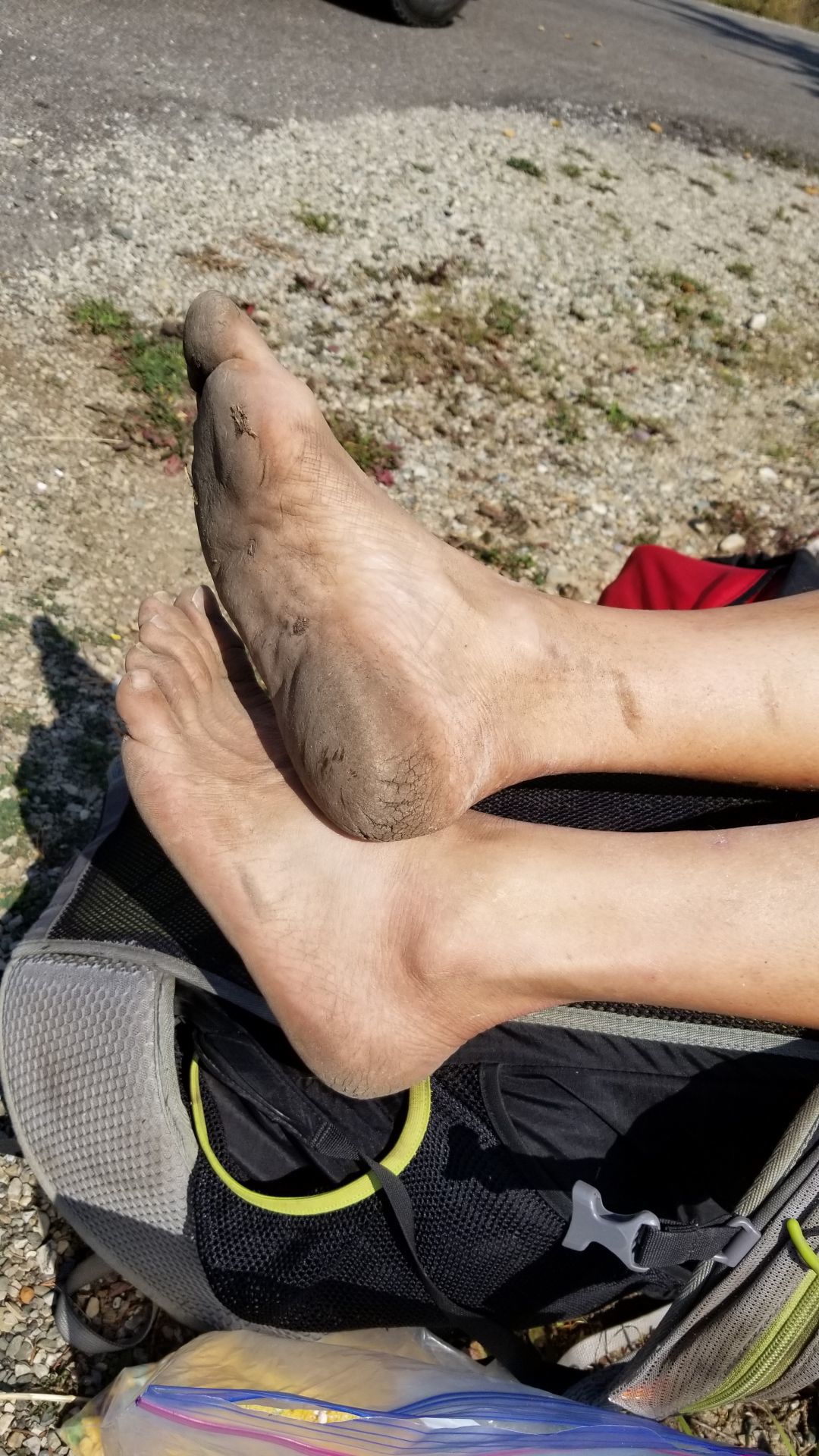 Barefoot Hiker Bags Continental Divide Trail State Regional