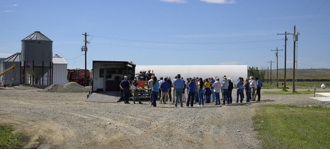 Montana State University bus tour visits southeast Montana communities