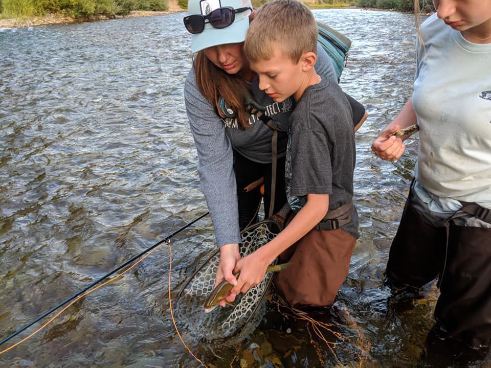 Pa. Mentored Youth Trout Fishing Day hooks kids