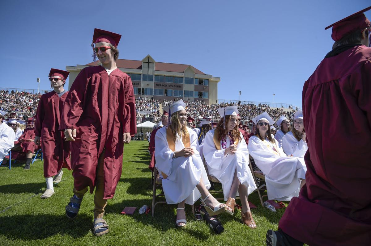 A scene from the Helena High graduation ceremony in June 2018.