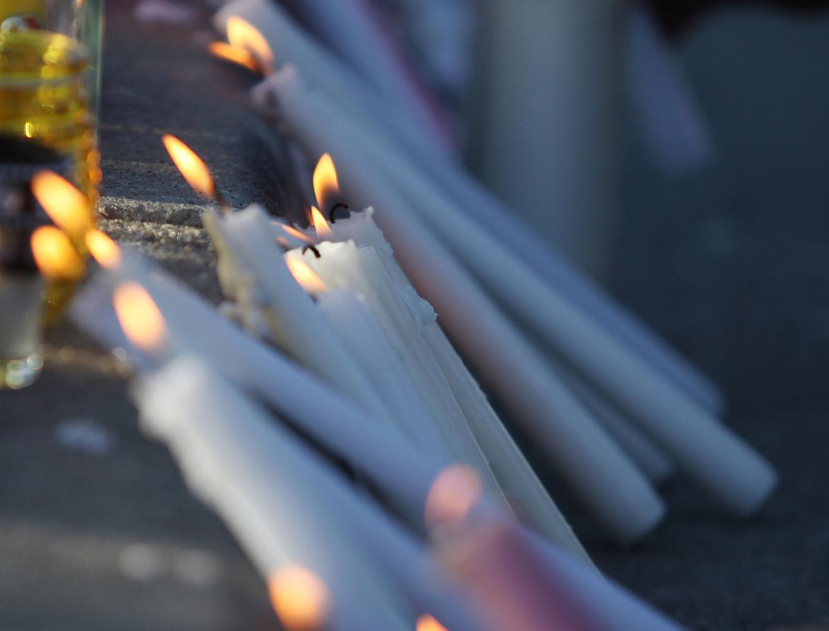 suicide mourning grief grieving candlelight vigil candles tragedy death loss in remembrance memoriam