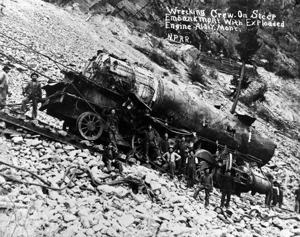 A plunge into history Bill O'Neill resurrects 1910 NP train wreck Montana