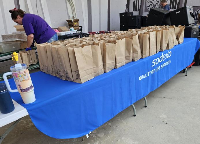 Lunch bags all prepped as part of Helena Public Schools Summer Meals Program