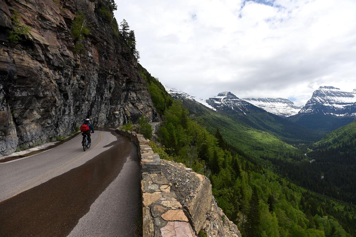 Biking Glacier
