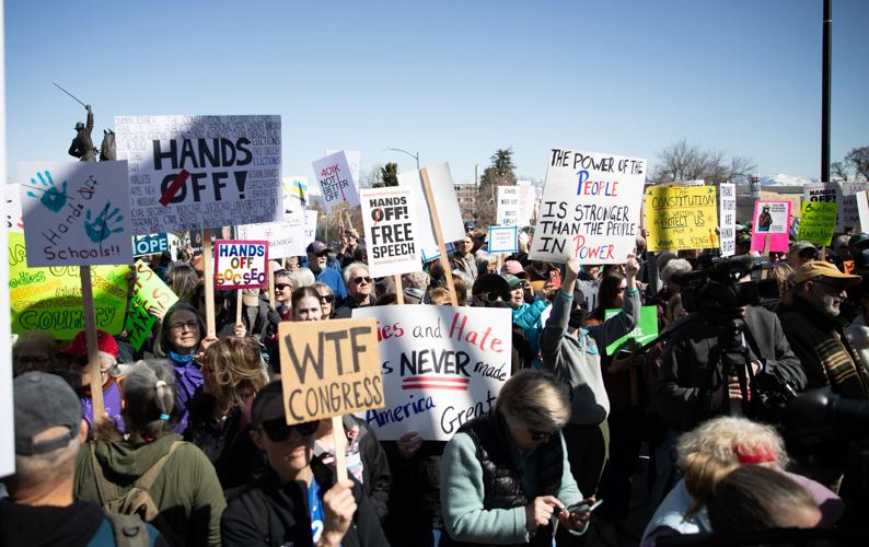 Hands Off! Indivisible Rally in Helena