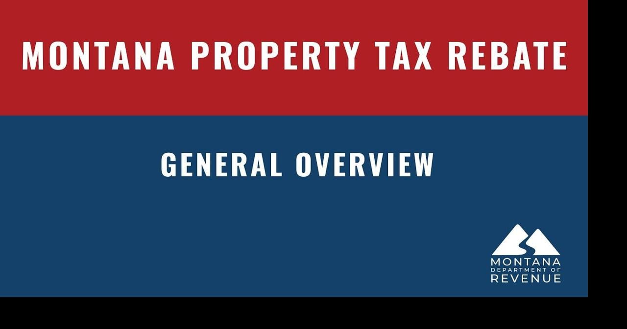 Montana Property Tax Rebate Overview