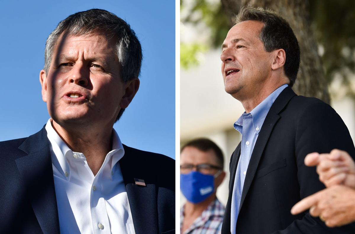 Candidates for U.S. Senate, Sen. Steve Daines, left, and Gov. Steve Bullock
